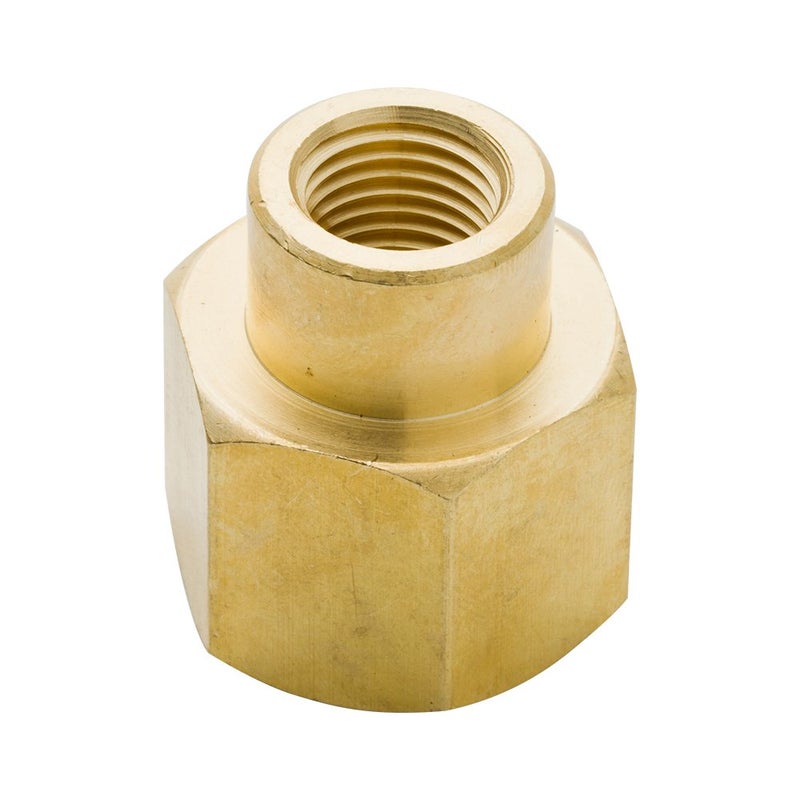 Legines Brass 3/8" NPT Female x 1/4" NPT Female Reducing Coupling, Hex Reducer Coupler Adapter Pipe Fitting 1200psi (Pack of 2) - Image 4